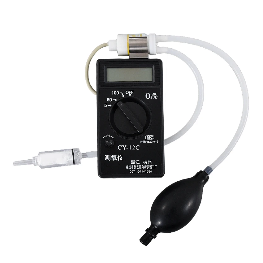 New CY12C Digital Oxygen Analyzer Oxygen Measuring Instrument