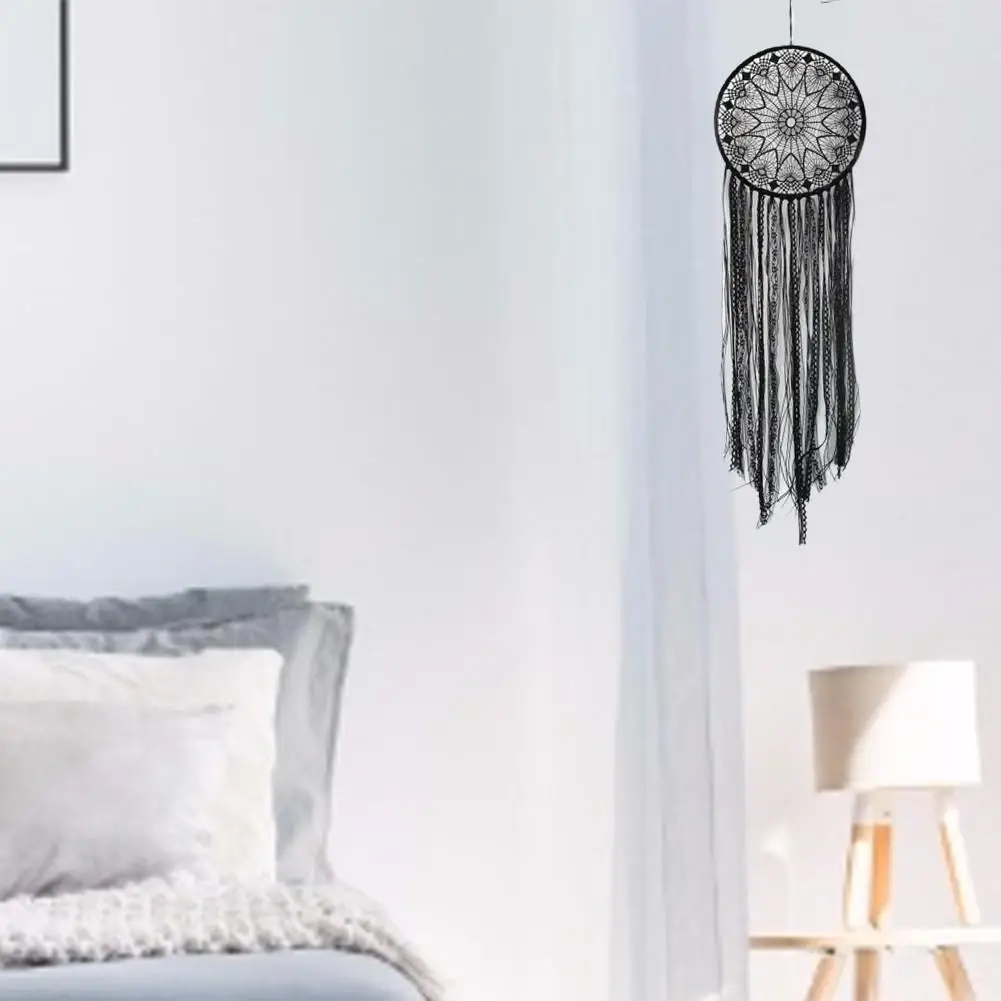 Indian Tassel Dream Catcher Crochet Lace Dream Catcher Wall Hanging Dreamcatcher Craft Gift Home Decoration