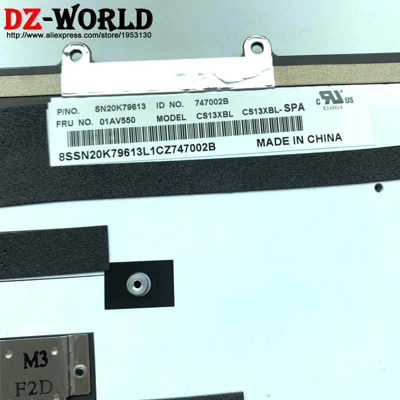 ES Латинский Испанский клавиатура с подсветкой для lenovo Thinkpad X230S X240 X240S X250 X260 подсветка Teclado 01EN596 01EP072
