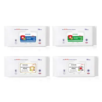 

70 pieces / bag of alcohol wipes moisturizing non-irritating sterilization cleaning disposable sterilization disinfectan