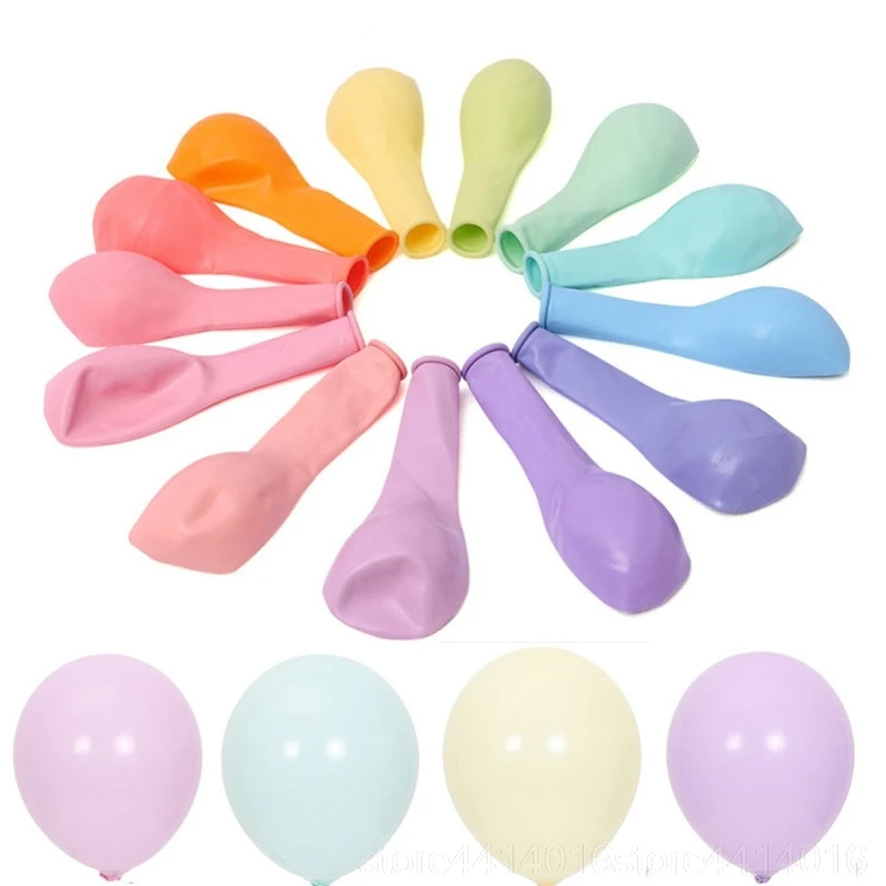 

10/30/50pcs 10Inch Latex Macaroon Balloon Birthday Party Decoration Balloons Sweet Wedding Colorful 2.2g Air Ball Arch Balloon66