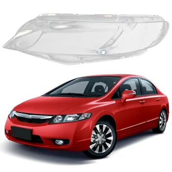 

Car Front Lampshade Transparent Headlights Lens Cover Lamp Shell for Honda Civic 2011-2006