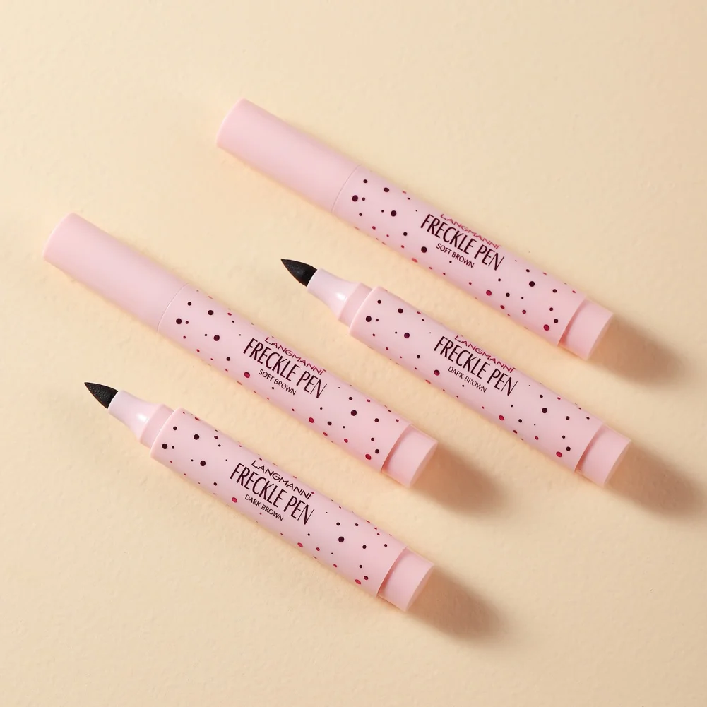 Lifelike Freckle Pen Makeup Freckle Fake Freckles Waterproof Foundation Long Lasting Freckles Makeup Soft Dot Spot Freckles Pen