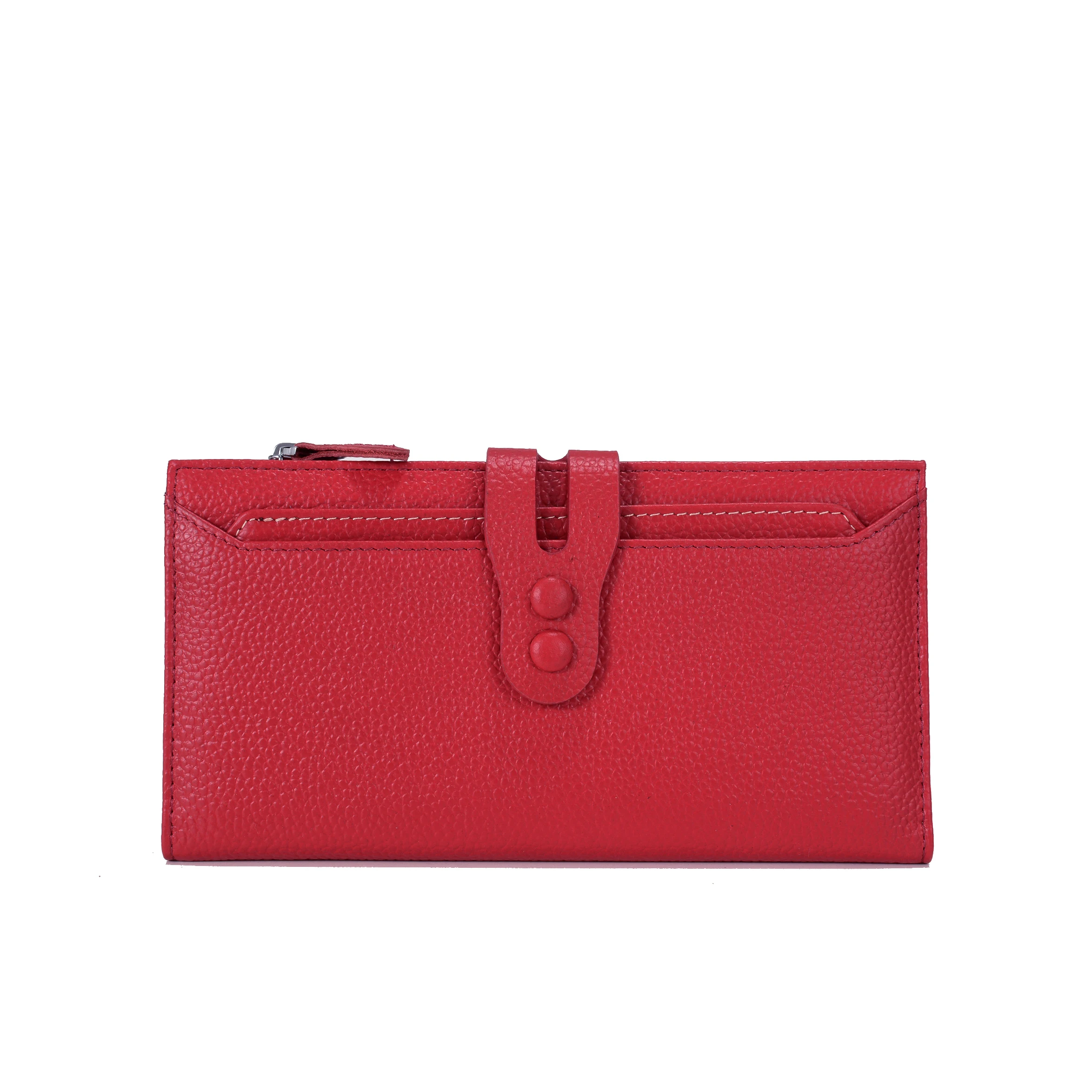 cossroll New Leather Women Wallets Long Style Multi-functional Wallet Purse Color Patchwork Leather Female Clutch Card Holder re