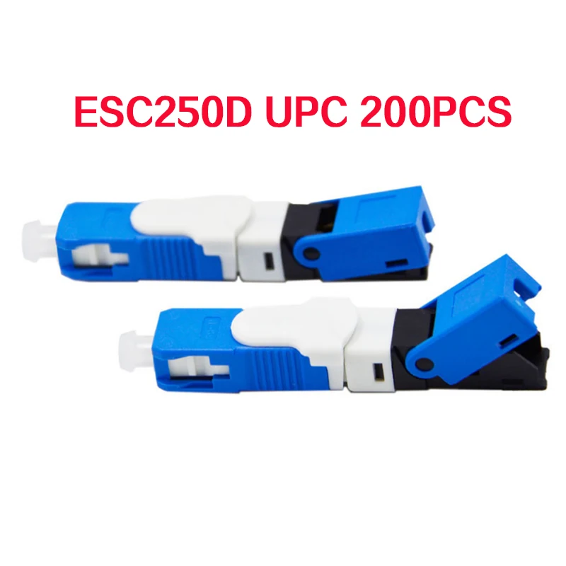 ESC250D FTTH SC UPC Optical fibe quick connector SC FTTH Fiber Optic Fast Connector Embedded ESC250P 