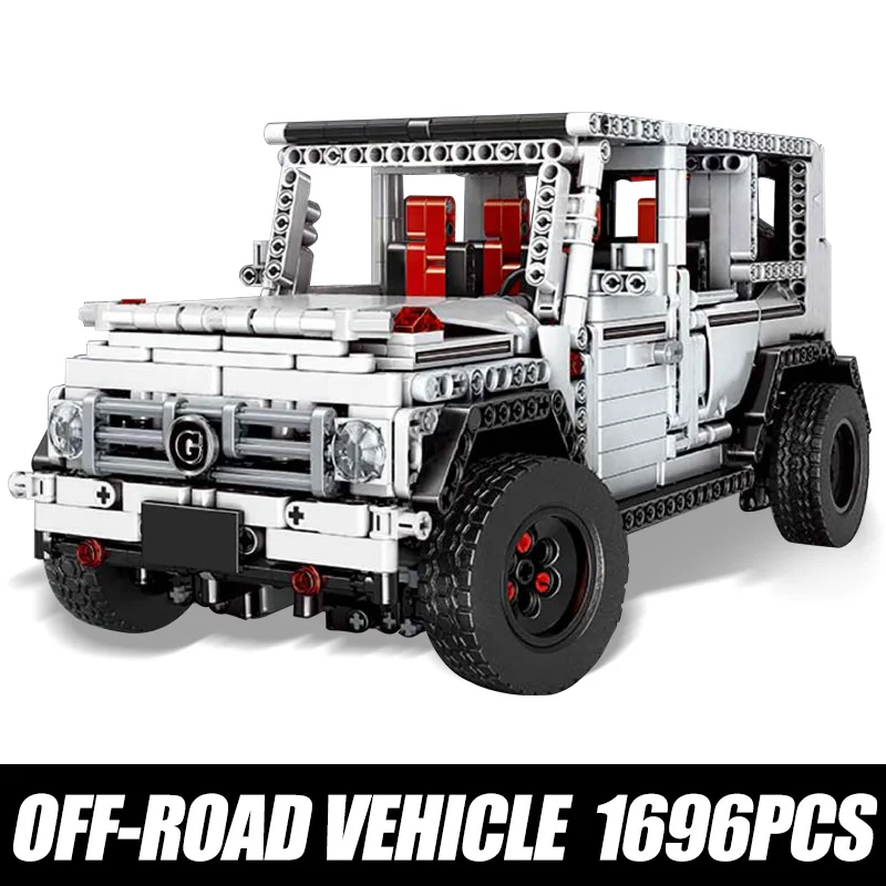1696Pcs Creator Technic внедорожник автомобиль совместим с новым MOC 2425 G500 AWD вагон набор строительных блоков Кирпичи детская Автомобильная игрушка подарок - Цвет: 1696Pcs