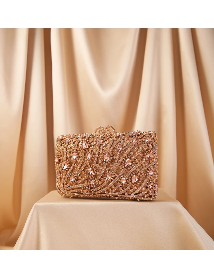 Rose gold evening purse Clearance