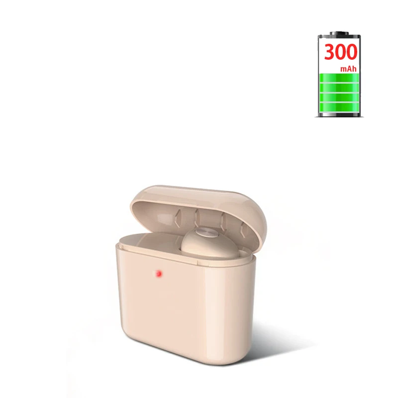 1 шт. беспроводные Bluetooth наушники для Samsung Galaxy J2 Core J3 J4 J5 J6 J7 J8 одиночные наушники с микрофоном наушники power Bank - Цвет: Gold 300mAh
