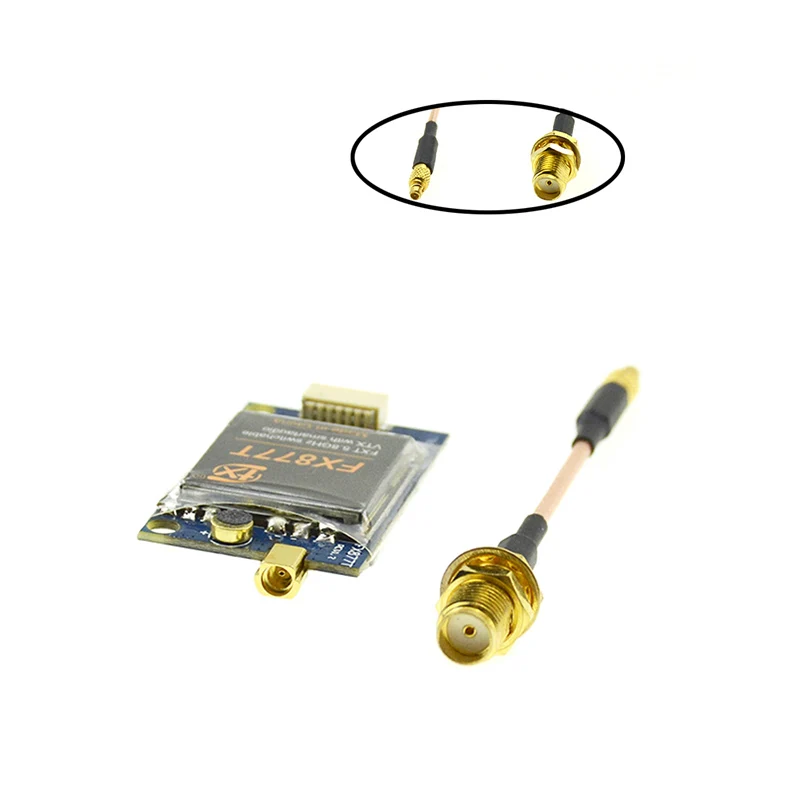 FXT FX877T 5,8 ГГц переключаемый видеопередатчик VTX с Smartaudio микрофон 0,01/25/200/600 мВт Raceband 7-28V для быстроходный беспилотный Радиоуправляемый летательный аппарат
