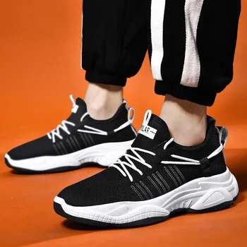 

Mens Sneakers 39-44 Breathable Shoes Spring Summer Casual Shoes Men Male Air Mesh Lace Up Men Sneakers Running Shoes Sports Gym