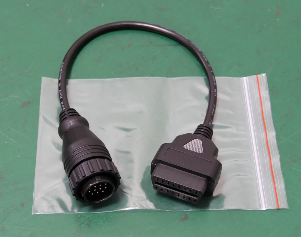 Автомобильный диагностический OBD2 14 Pin 38 Pin удлинитель Кабель сканер разъем для MB OBD Авто инструмент для Benz OBD 14 Pin 38 Pin для OBD2 16 Pin