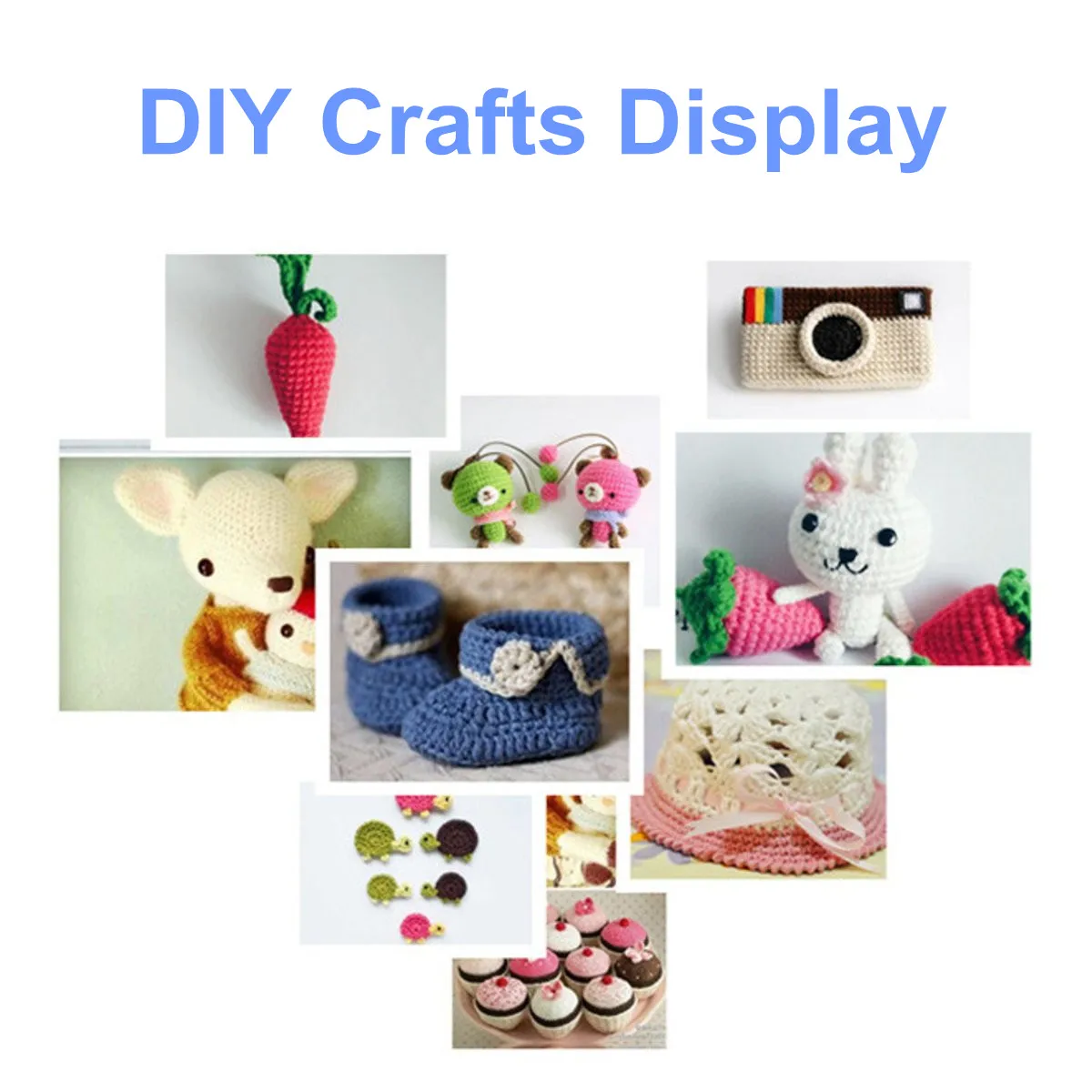 Ручной Diy мягкая ручка крючком Крючки полный набор вязальных инструментов аксессуары спицы швейные инструменты ремесло набор с сумкой для хранения