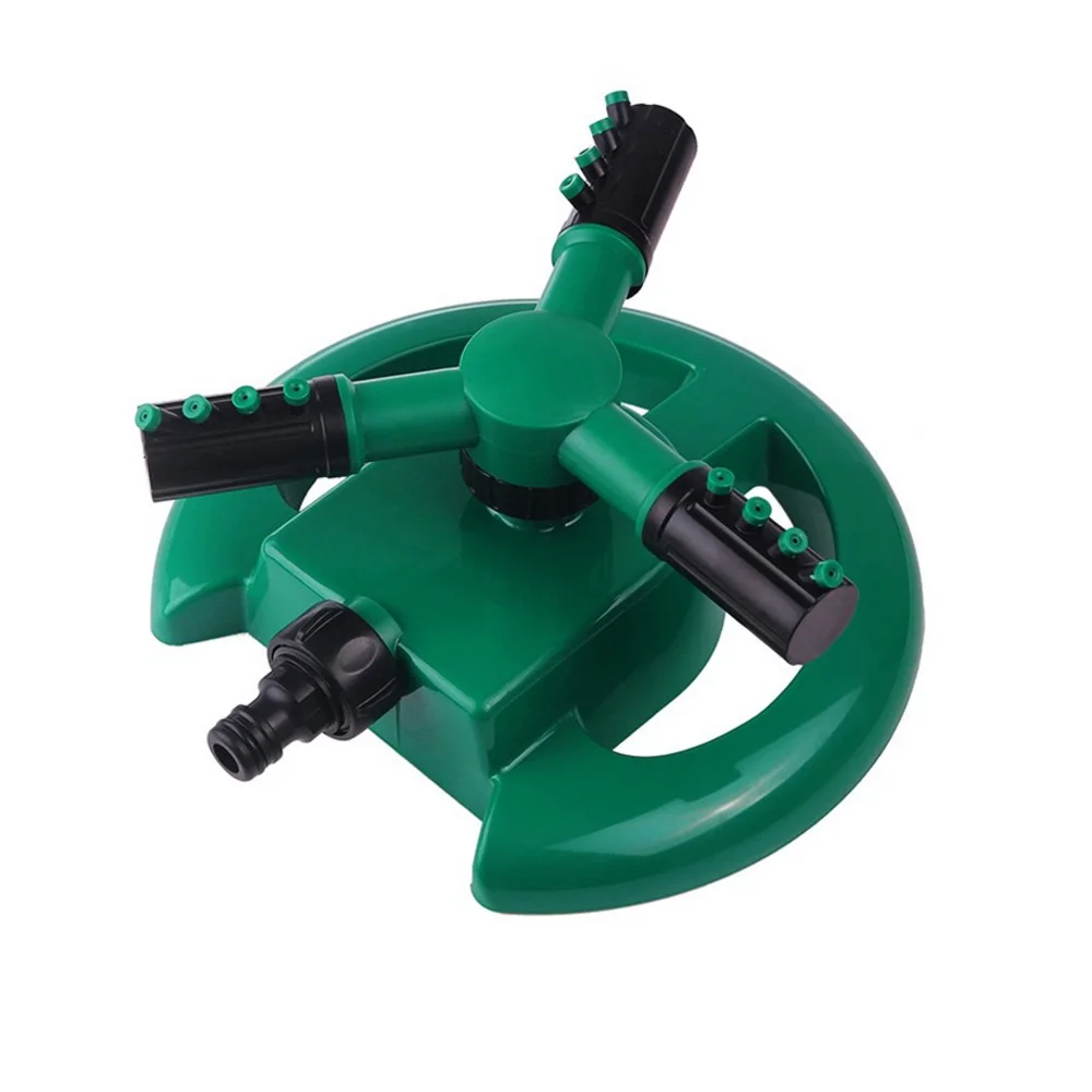 Practical Plastic Nozzle ABS+PP Trident Flowers Sprayer Watering Equipment Water Sprinkler Green Rotated 360° Tools