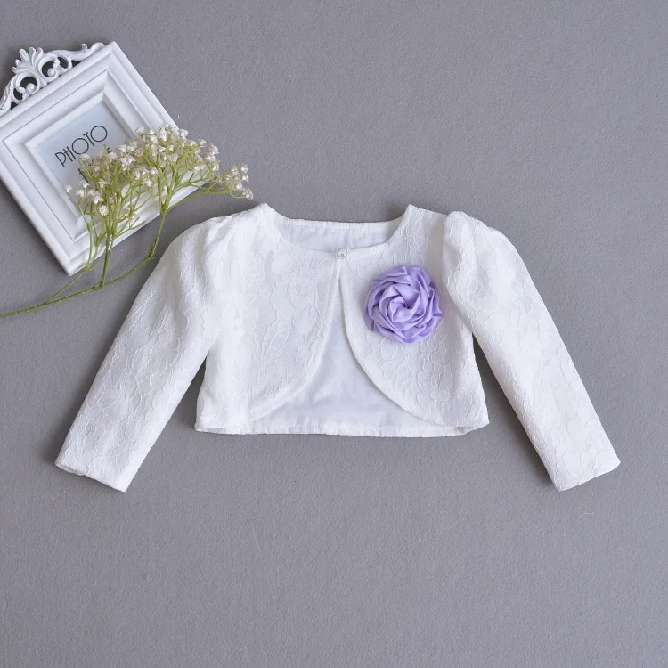 Куртки для маленьких девочек, хлопок, белый Детский кардиган, свитер для 1 и 2 лет, пальто,, весенняя одежда для новорожденных, RBC165001 - Цвет: Фиолетовый
