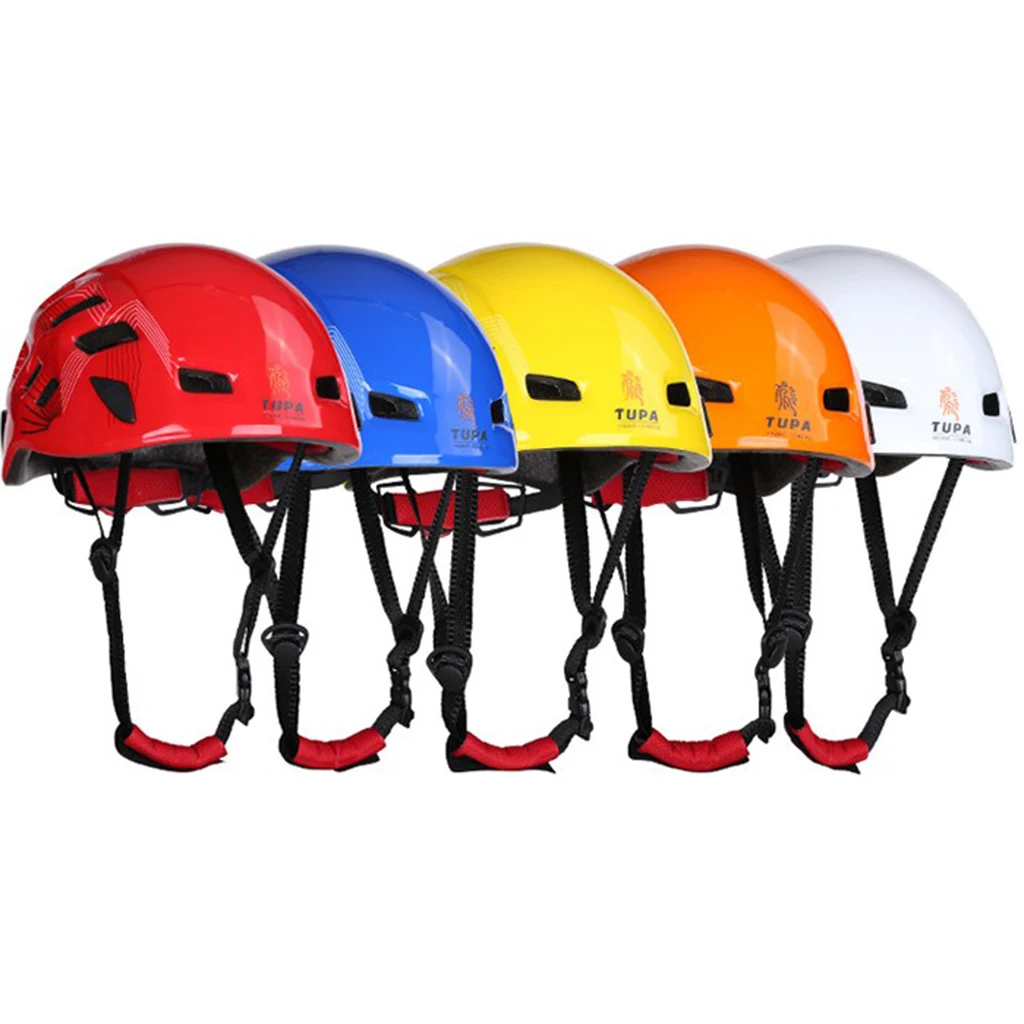 Unisex Adjustable Vented Safety Helmet Head Protection Hard Impact Hat for Outdoor Rock Climbing Arborist Caving Construction