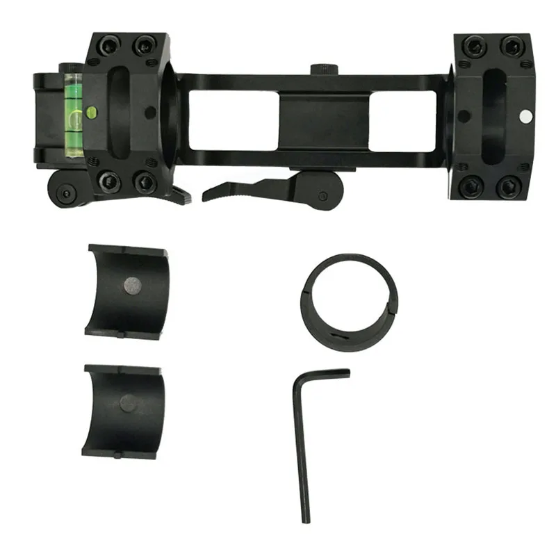 Уровень двойное кольцо консольный сверхмощный прицел крепление Quick Release Picatinny Weaver Rail Охота