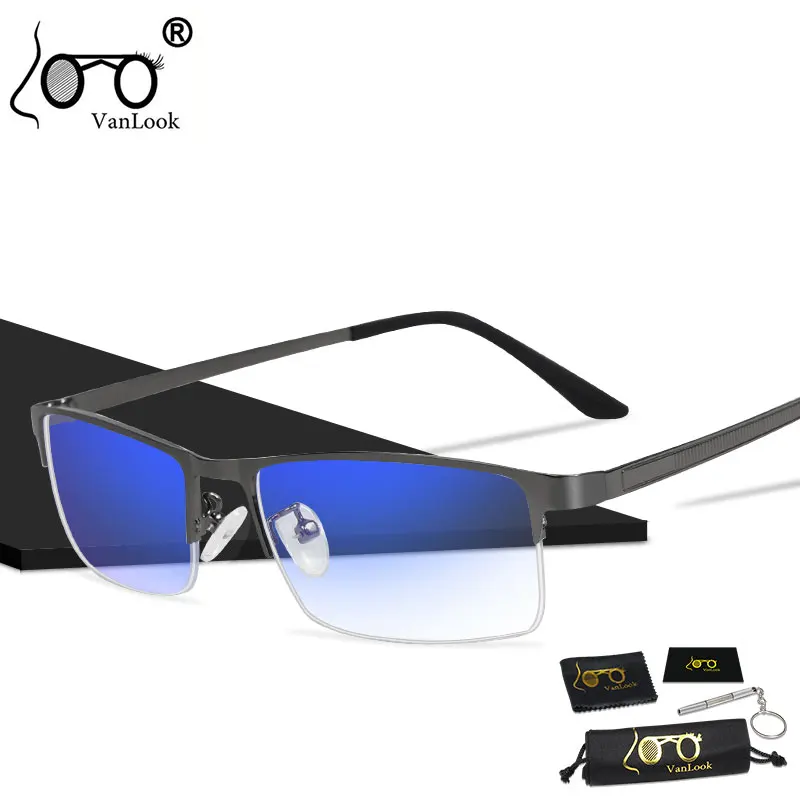 Men's Blue Light Blocking Glasses for Computer Eyeglasses Blaulicht Gaming Protection Blue Ray Goggles Anti Radiation Antiglare