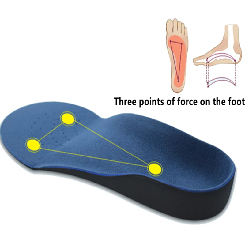Плоскостопие, стельки для поддержки свода стопы, ортопедические, высота 3 см, высокое качество, 3D, премиум класса, удобные, из плюшевой ткани, ортопедические стельки для ног