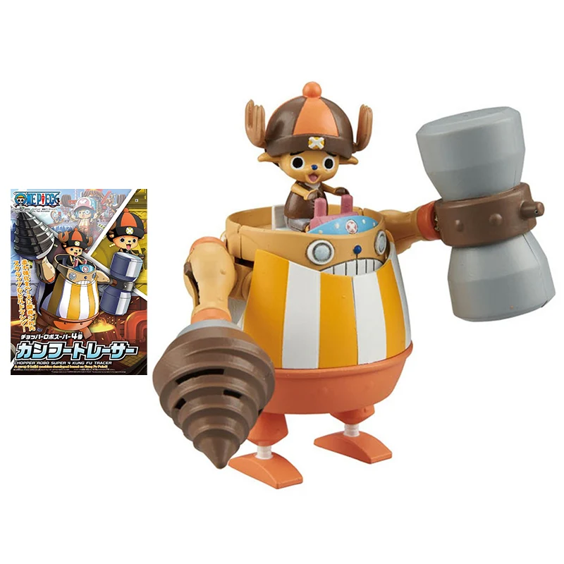 Bandai One Piece Аниме Фигурка Сборная модель Чоппер робо супер 4 кунг-фу трассировщик Подлинная модель украшения детские подарки