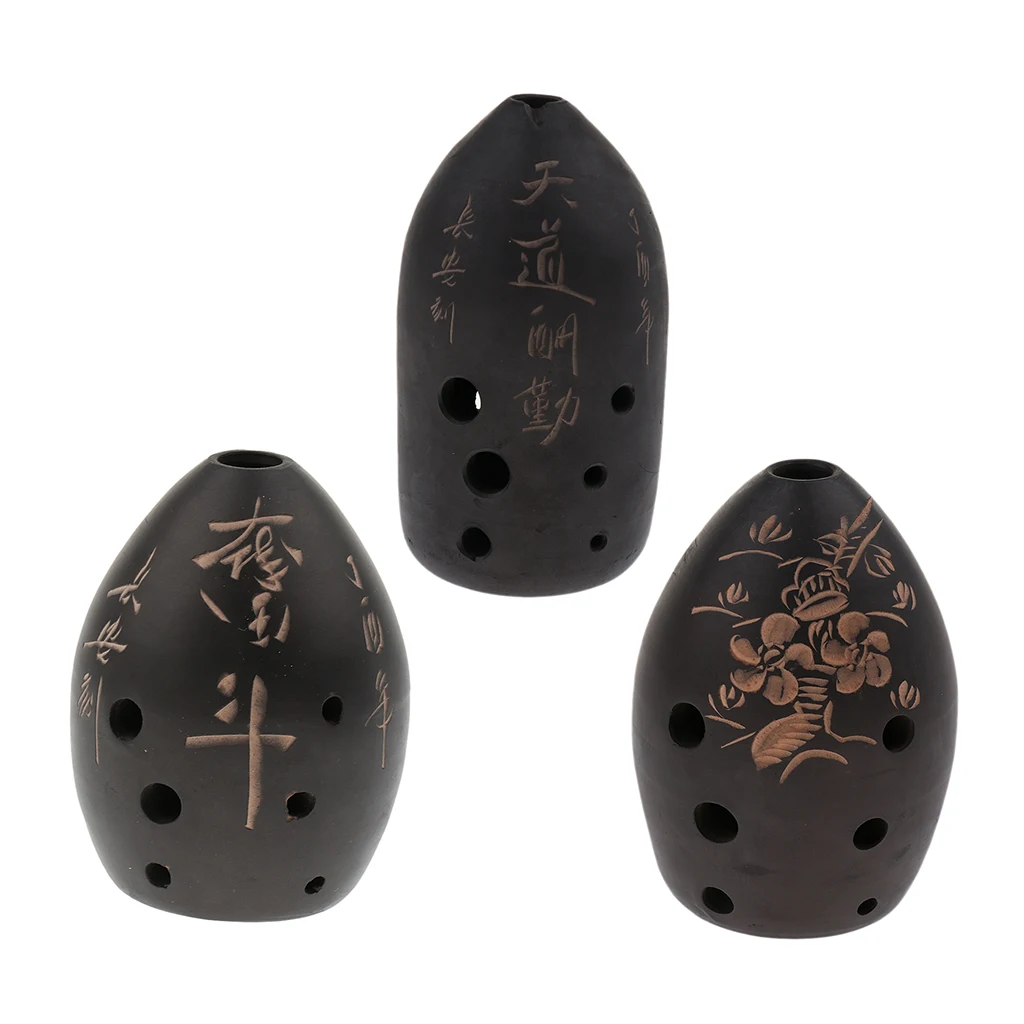 1PC 8 Holes Ocarina Clay Xun Musical Instrument for Beginners | Спорт и развлечения