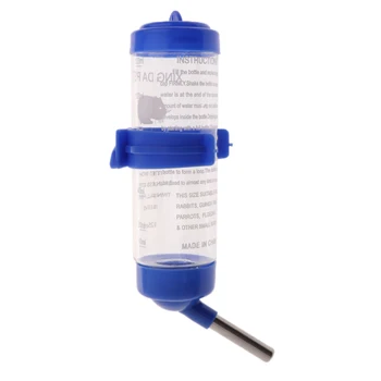 

Kennel Cage Water Dispenser 125ML Pet Dog Water Bottle for Bunny Hamster