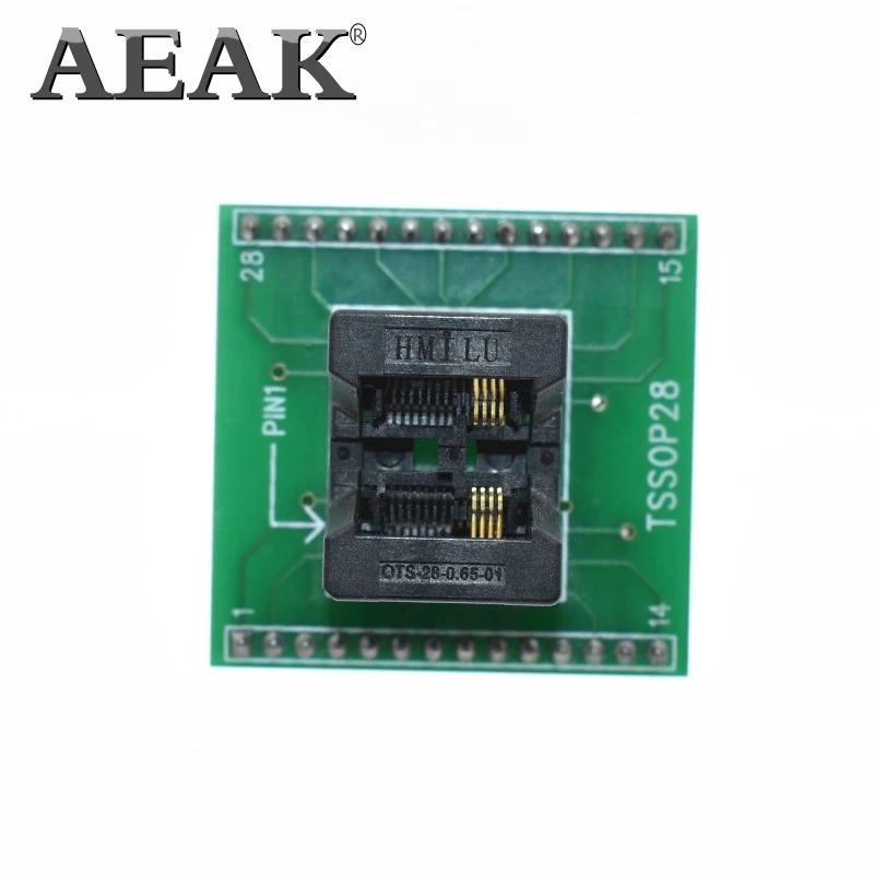 AEAK TSSOP8 к DIP28 адаптер TL866A TL866CS программатор адаптер SSOP8 к DIP28 IC тестовое гнездо адаптера шаг 0,65 мм