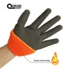 Thermal work safety gloves, fully warm fleece lining inside, water- proof rubber latex coated,anti-slip palm, winter use ► Photo 2/6