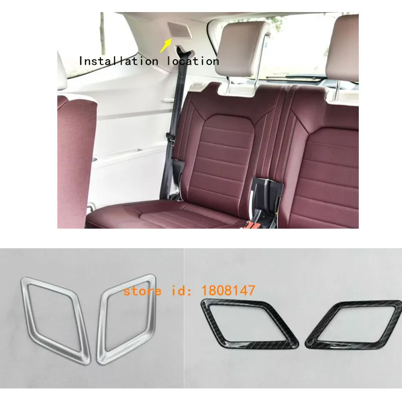 

Car ABS Chrome A Column Audio Speak Window Windshield Triangle Lamp Trim For VW Volkswagen Teramont Atlas 2017 2018 2019