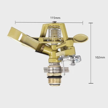 

360 Degree Garden Lawn Irrigation Watering Nozzle Sprinkler Sprayer Head Angle Simple Refraction Nozzle Sprinkler Head Design