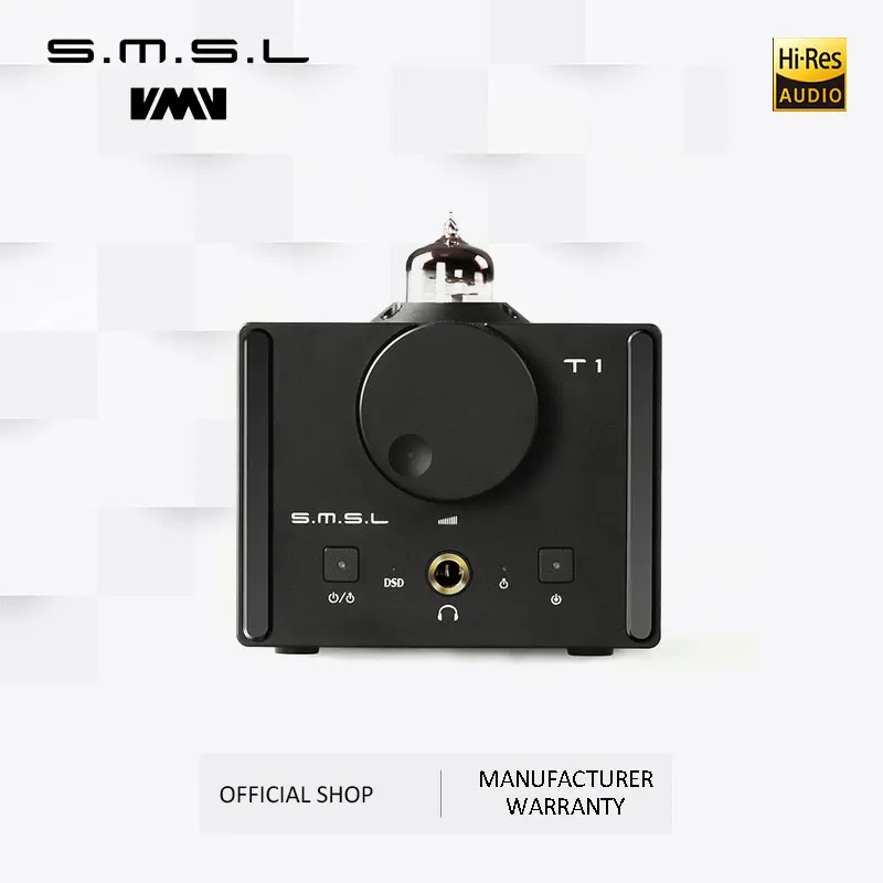 SMSL T1 Hi Fi усилитель для наушников CM6632A AK4490EQ оптический коаксиальный USB декодер DAC