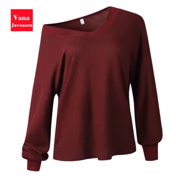 

Sweater Winter Clothes Women V-neck Long-sleeved Knitted Tops Pullover Outwear Lady Warm Sweater pull femme nouveaute 2019