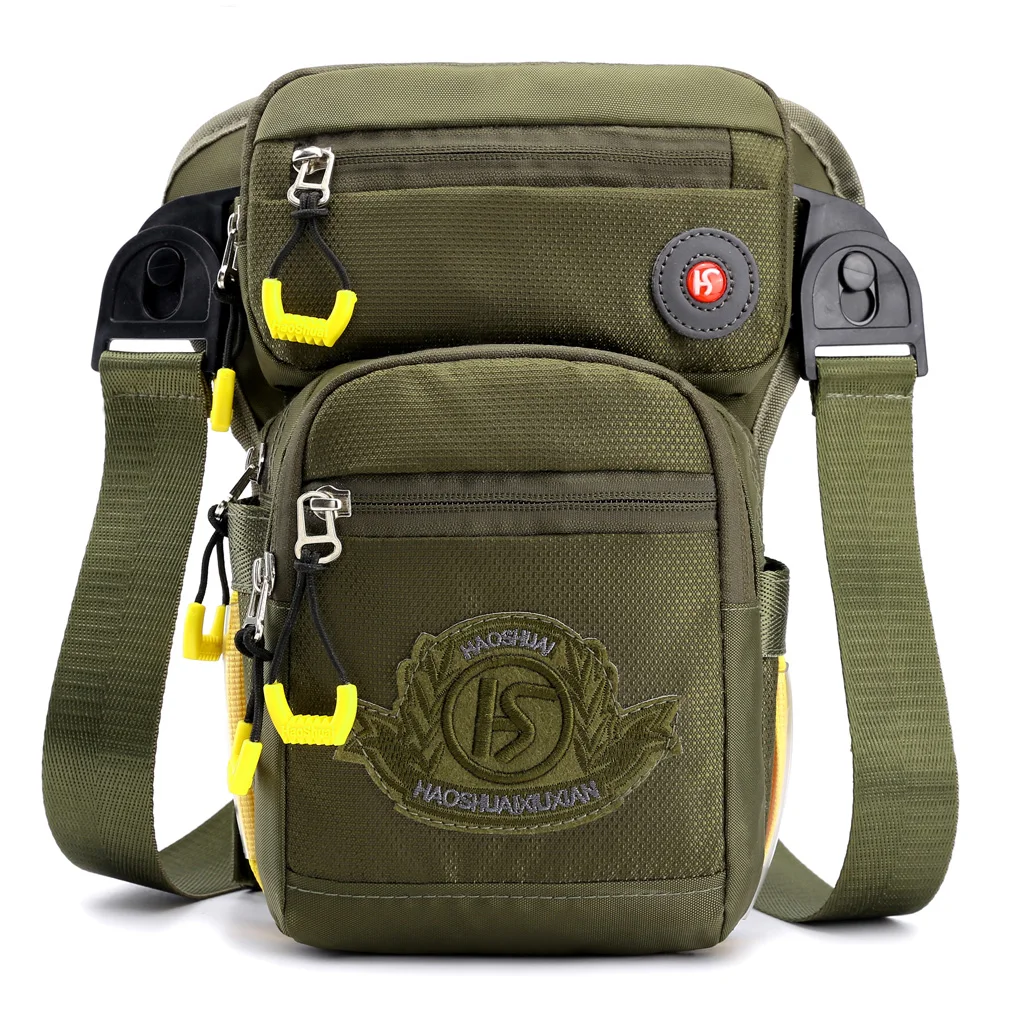 Army Green Сумка на бедро для мужчин, поясная сумка, нейлоновая, тактическая, военная, мотоциклетная, наездница, поясные сумки для мужчин, s, путешествия, туризм, Велоспорт, на открытом воздухе - Цвет: Army Green