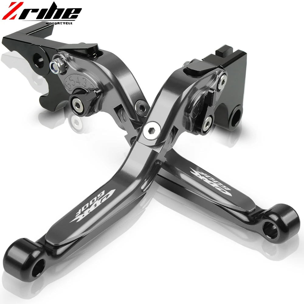 Для Honda CBR600F CBR 600 F 1991-2007 2006 2005 2004 аксессуары для мотоциклов ЧПУ Регулируемый выдвижной тормозной рычаг сцепления ручка - Цвет: R