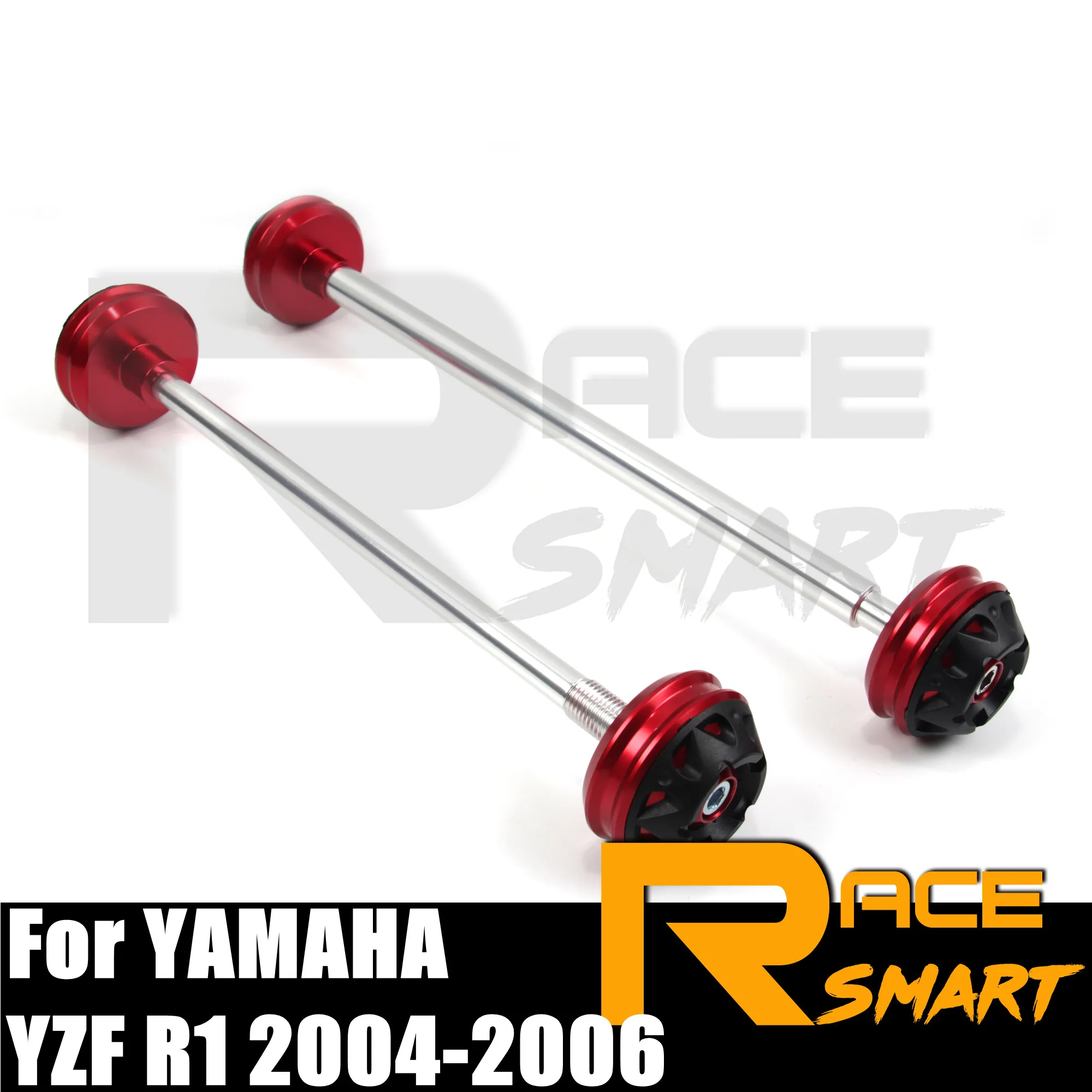 

Слайдеры передней и задней оси, 2 шт., защитная Противоударная Накладка для вилки и колеса, мотоциклы для YAMAHA YZF R1 2004, 2005, 2006 YZF-R1 YZFR1