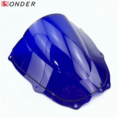 Мотоциклы ветровое стекло Windscherm для Honda RVT1000R VTR1000 SP1 SP2 RC51 2000-2006 части ветрового стекла RVT 1000SP аксессуары - Цвет: Blue