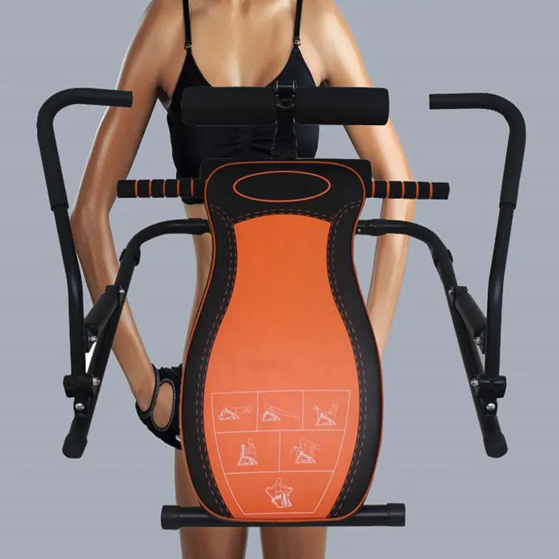 Multifunctional Home Folding Fitness Equipment Abdominal Rowing Machine Sit-up Board Plastic Exercise Weight Loss