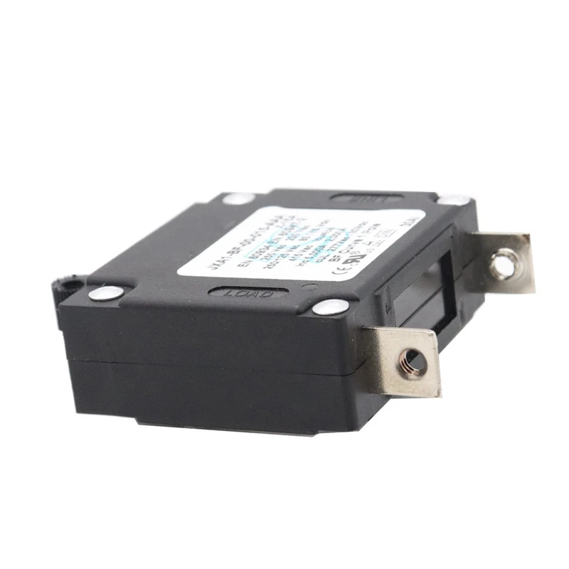 HHO-Black Toggle Reset Circuit Breaker Magnetic Switch Ac/Dc Current Overload Protector Rear Mounting With M3 Screws