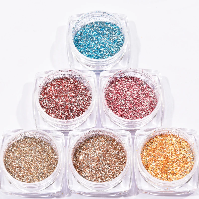 

Colorful Series Mix Nail Glitter Powder Sequins Powder For Nail Art Decoration Gradient set of ultra-fine flash Sequins Mix |MT2