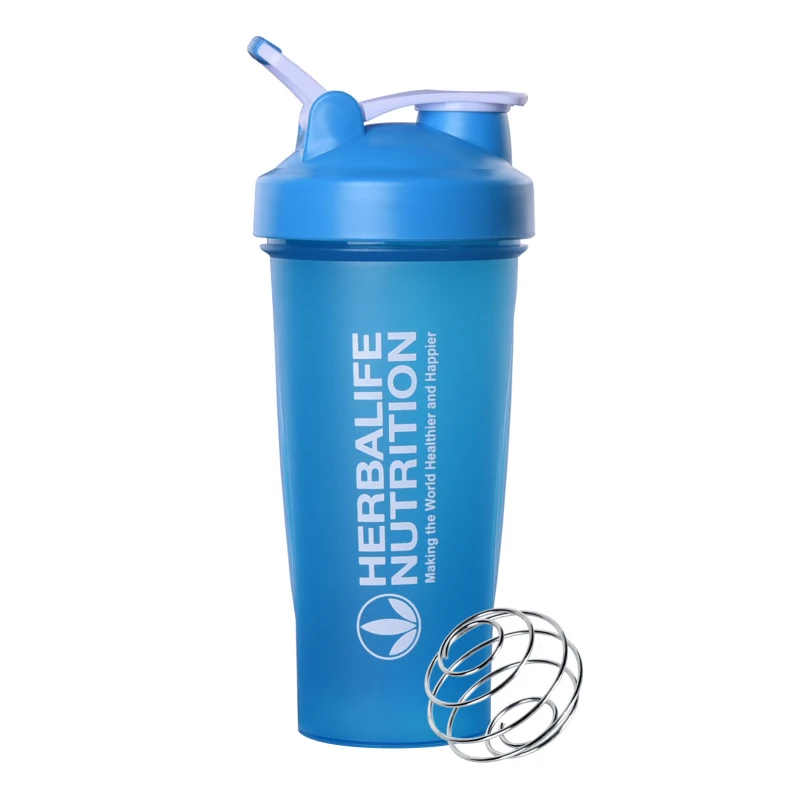 600ml blue Прямая с фабрики 500/600/800 мл Гербалайф питание соломы тип видов спорта, пластиковые бутылки для воды - Цвет: 600ml blue