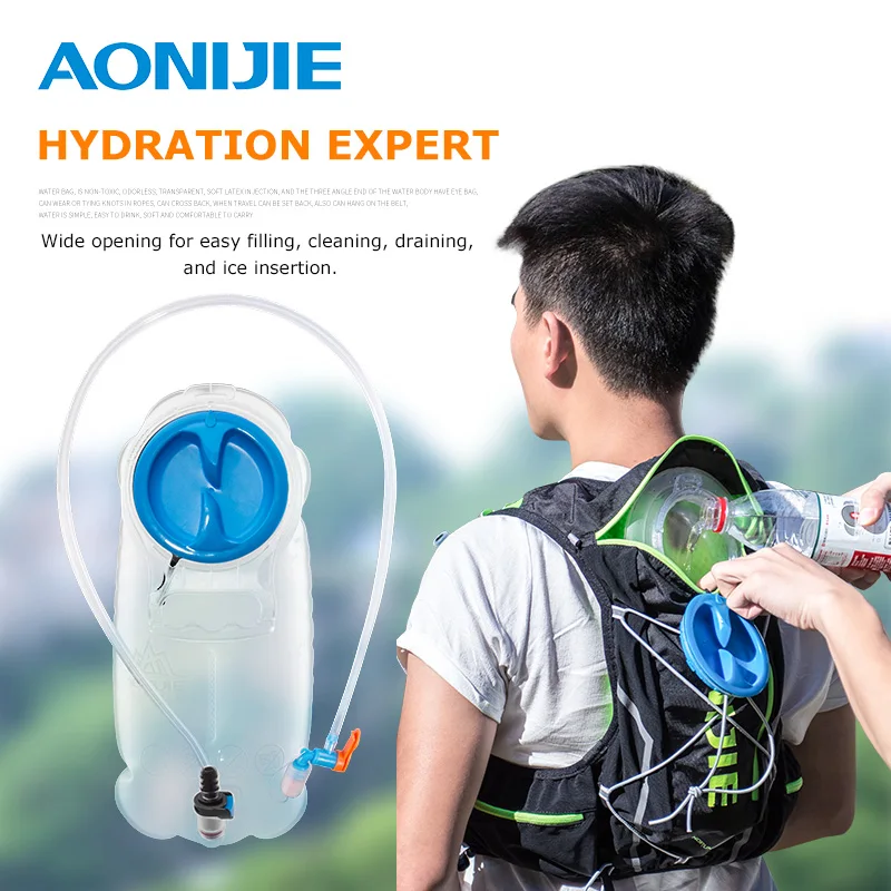 AONIJIE SD17 1 5 л 2 мягкий резервуар для воды с гидратацией Пузырькового пузыря сумка