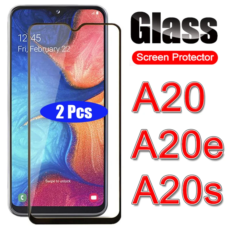 Защитное стекло закаленное для Samsung A20/A20s/A20e 2 шт./лот|Защитные стёкла и плёнки| |