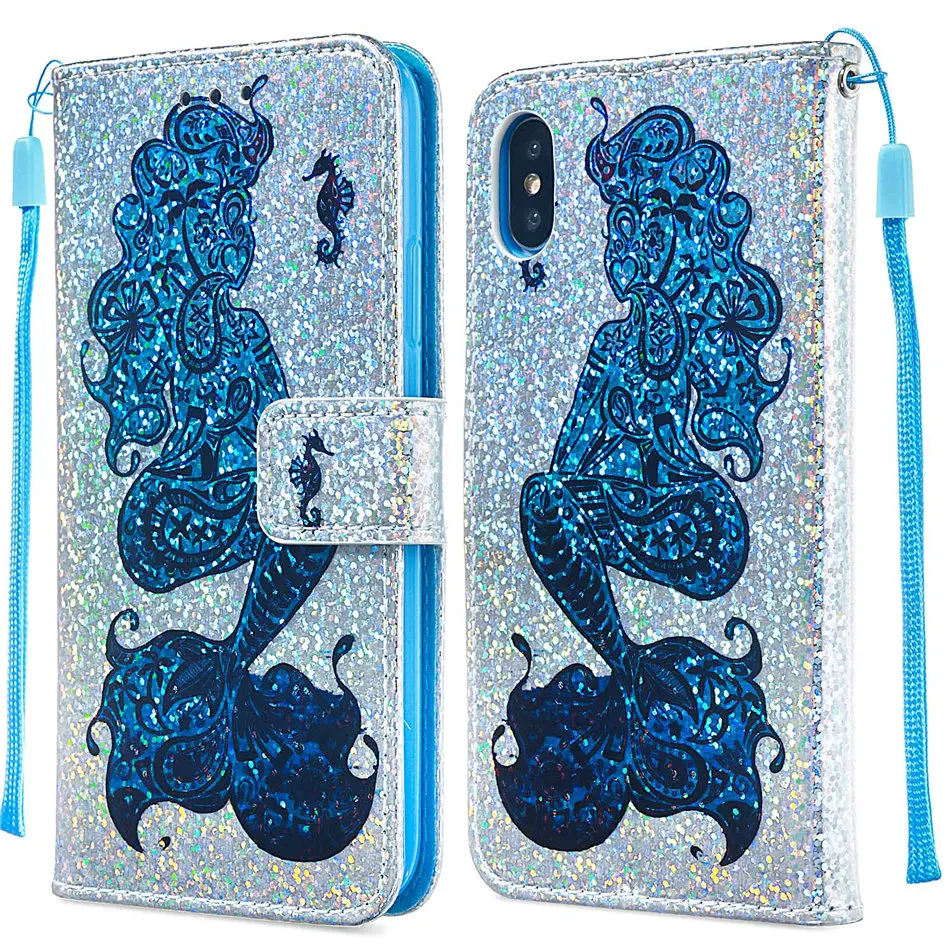 Модный сверкающий чехол для телефона бумажник Samsung S10E S10 S9 S8 A7 j4 j6 M30 M20 M10 A10 A20 A30 A40S