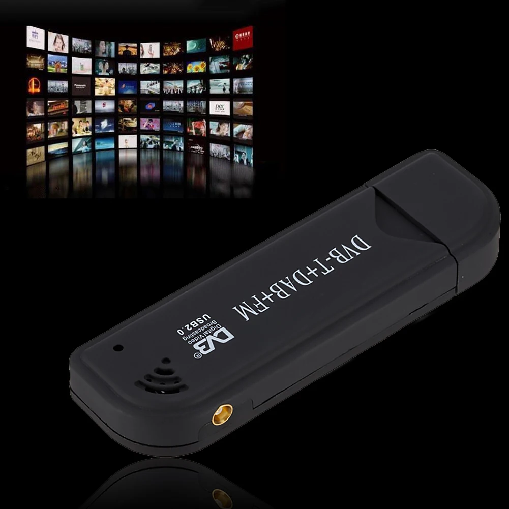 Digital TV Stick USB 2.0 DVB-T DAB FM Antenna Receiver Mini SDR Video Dongle for Household Television Playing Decoration