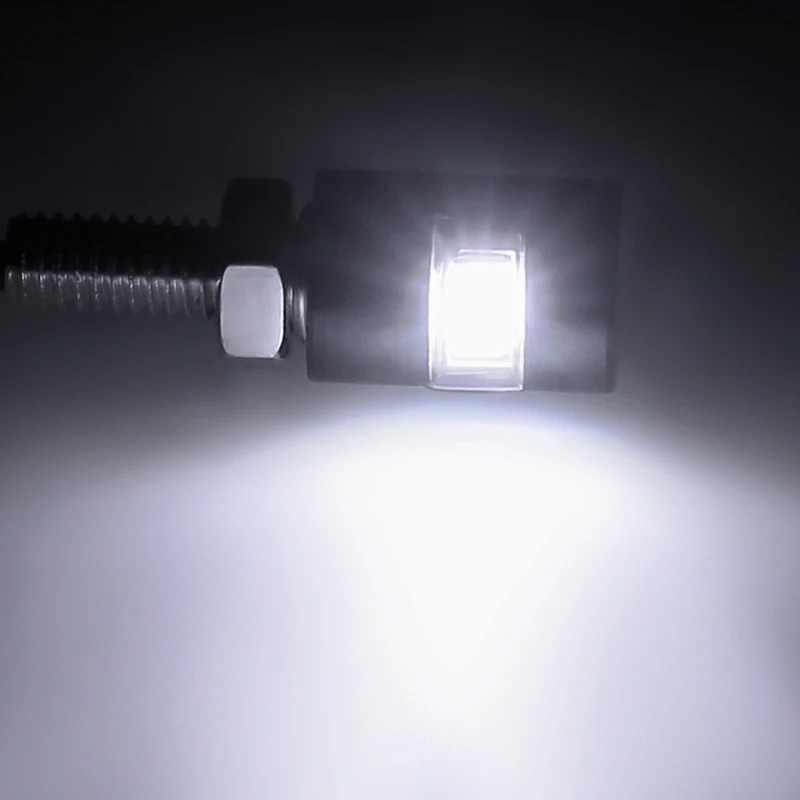 1 Pair motorcycle universal modified LED license plate screw light electric 12V car motorcycle eagle eye lamp decorative light motorcycle led lights motorcycle accessories car led lights