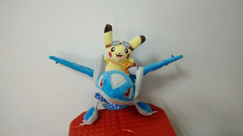 Latias Latios переноска Пикачу с очками хорошее качество Ограниченная серия мягкий прекрасный Хэллоуин Рождество подарок на день рождения ребенок