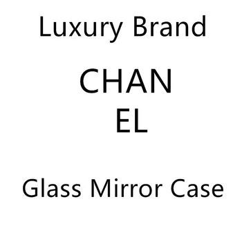 

PENGHUWAN luxury brand letter label CC Tempered Glass Phone Case For iPhone 11 Pro XR XS MAX 8 X 7 6S 6 Plus