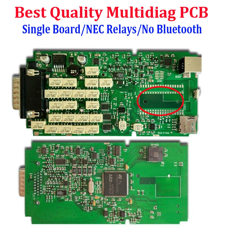 High Qulaity mutltidiag pcb no bluetooth