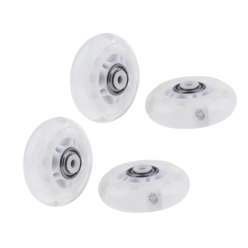 4 Pcs Professional Roller Skates Inline Skating Premium 88a PU Wheel Outdoor Sports Parts Replacement Accessories 64mm 