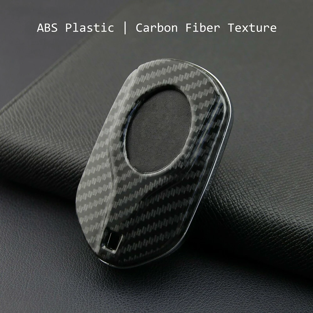 Carbon Fiber Car Key Cover Case Chain Shell Fob For Maserati Ghibli Levante Brand New And High Quality