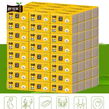 

1Pcs Soft Toilet Paper Bamboo Pulp Toilet Paper Table Kitchen Paper Paper Towel Multi-Fold Adult and baby care Sanitary Paper